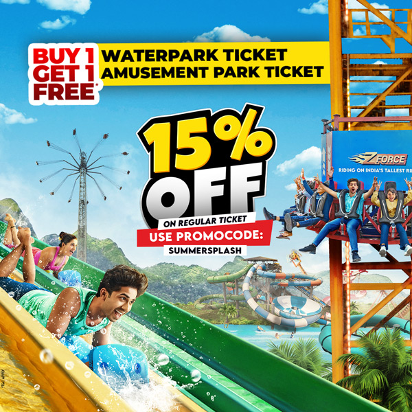 Buy 1 Get 1 Free Ticket at Wet'nJoy
