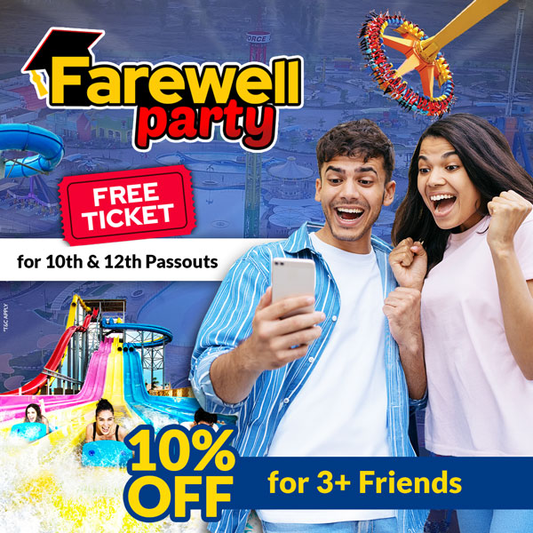 Celebrate farewell party at wet'njoy
