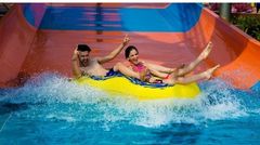 Get ready for a heart-pounding experience with Boomerango, the thrilling water slide at Wetnjoy Waterpark Lonavala! prepare for twisting, and turning, double the fun, unforgettable thrills, not for the faint of heart.