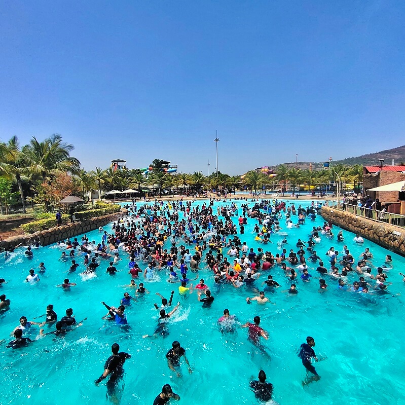 Wave Pool at wetnjoy waterpark lonavala