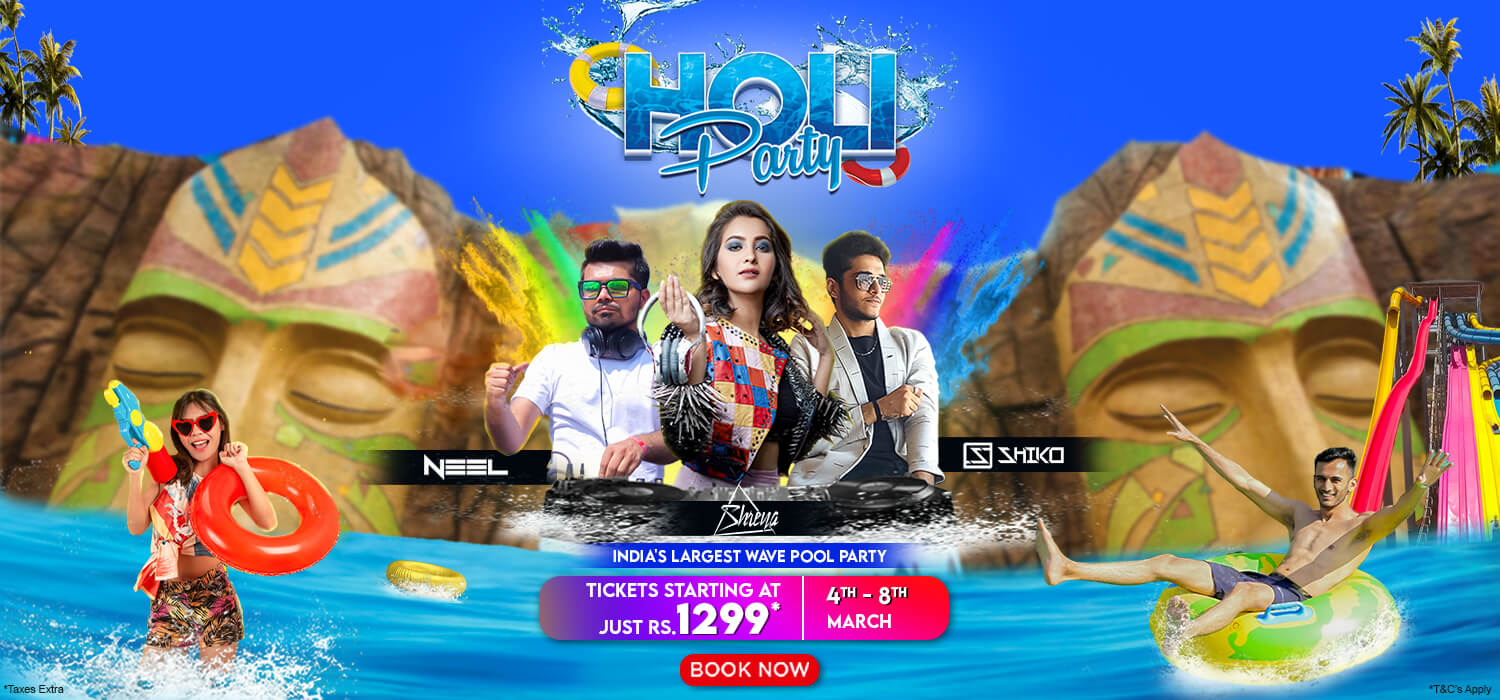 Holi Party at wetnjoy lonavala