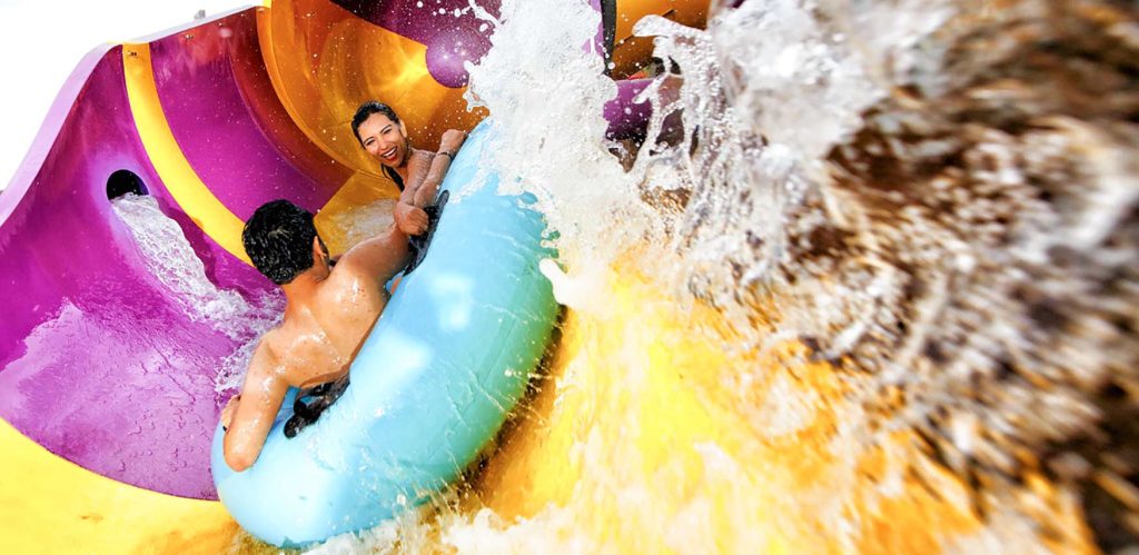 Enjoy holi party at water park