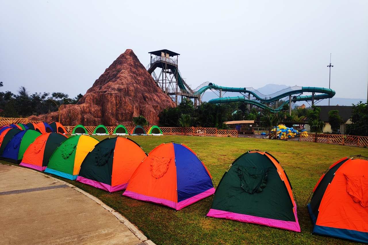 Party Day Tent View at Wet'nJoy Lonavala