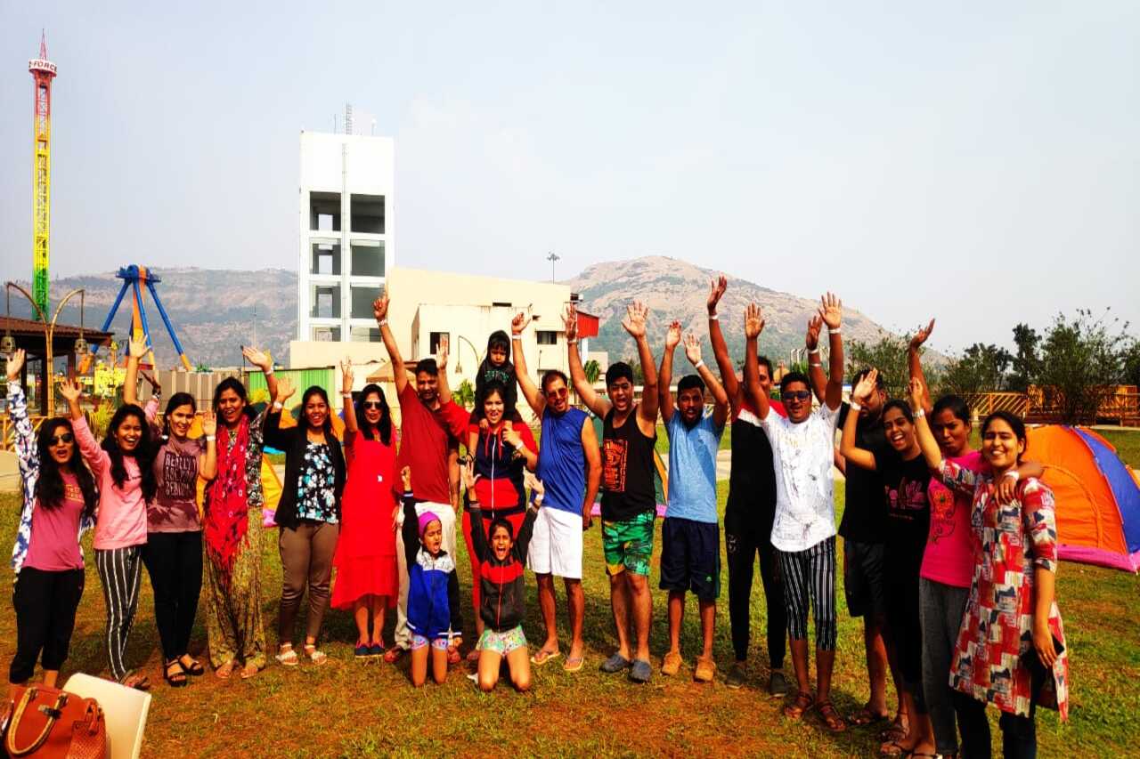 People Enjoying Camping