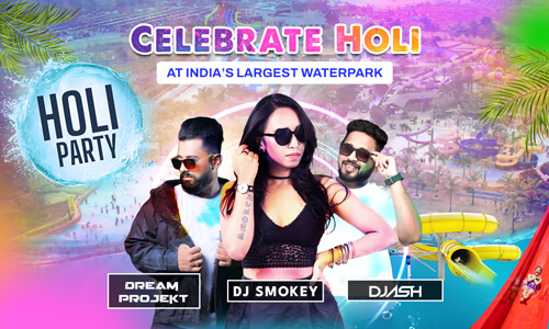 Holi Party Celebration at Wet'nJoy Water & Amusement park Lonavala