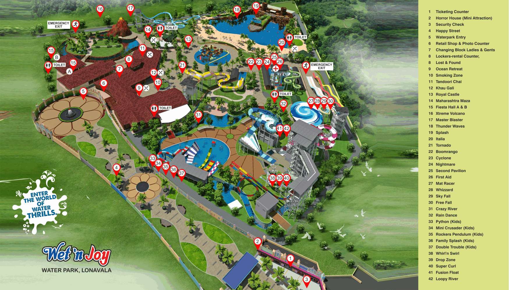 Enjoy & Experience the world of Water Thrills at Wet'nJoy Water park Lonavala