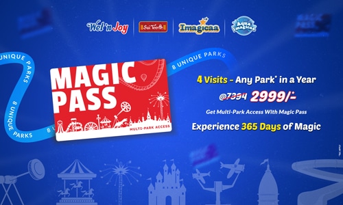 Magic Pass - 4 visit in any park in a year