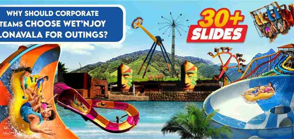 Corporate team choose Wet'nJoy Lonavala for outing