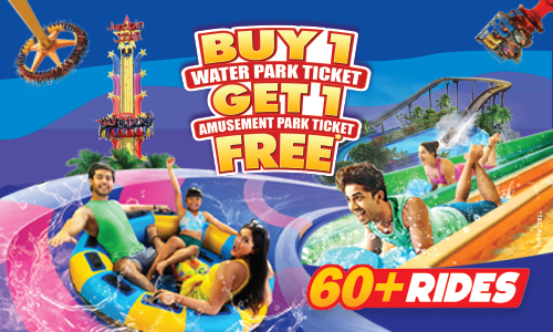 Buy 1 Water Park Ticket Get 1 Amusement Part Ticket Free