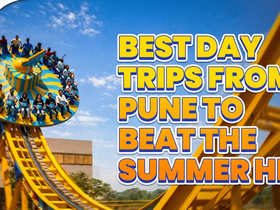Thrilling Disco H2O ride at Wet’nJoy Lonavala, a top choice for day trips from Pune to beat the summer heat.