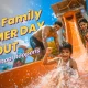 A happy family enjoying a colorful water slide at Wet’nJoy Water Park Lonavala, the perfect summer day out for families near Mumbai and Pune.