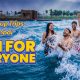Group of friends enjoying the wave pool at Wet'nJoy Lonavala, a top destination for group travel near Mumbai and fun day outings.